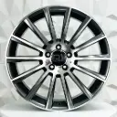 RIN 20X8.5 5-112 R1 SPORT 866 GUNMETAL MACHINE FACE ET40 CB66.6